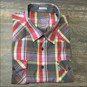 Mens Bugatchi long sleeve shirt
